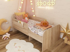 Кровать Растущая дуб сонома в Салехарде - salekhard.magazinmebel.ru | фото - изображение 1