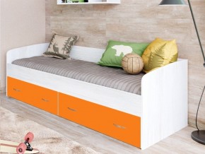 Кровать с выкатными ящиками Винтерберг, оранжевый в Салехарде - salekhard.magazinmebel.ru | фото