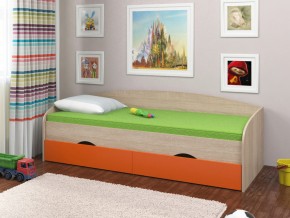 Кровать Соня 2 сонома-оранжевый в Салехарде - salekhard.magazinmebel.ru | фото