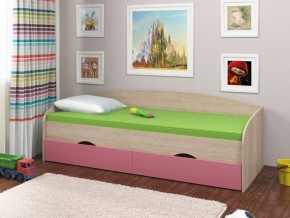 Кровать Соня 2 сонома-розовый в Салехарде - salekhard.magazinmebel.ru | фото