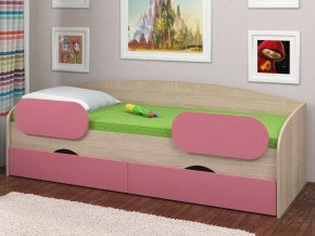 Кровать Соня 2 сонома-розовый в Салехарде - salekhard.magazinmebel.ru | фото - изображение 2