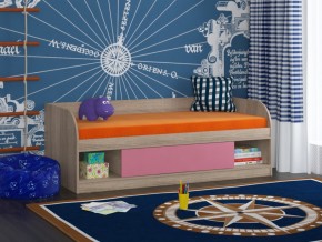 Кровать Соня 4 сонома-розовый в Салехарде - salekhard.magazinmebel.ru | фото