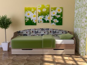 Кровать Юниор Тип 2 Микровелюр-марки 800х1600 в Салехарде - salekhard.magazinmebel.ru | фото