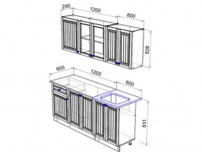 Кухня Хозяюшка 1800 трюфель в Салехарде - salekhard.magazinmebel.ru | фото - изображение 2