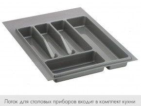 Кухонный гарнитур 1600 Лиственница охотская, белый бланш в Салехарде - salekhard.magazinmebel.ru | фото - изображение 2