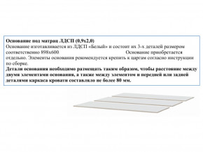 Основание из ЛДСП 0,9х2,0м в Салехарде - salekhard.magazinmebel.ru | фото