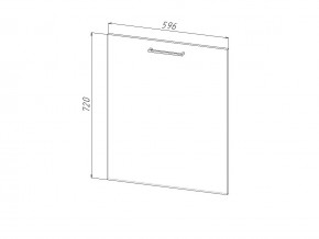 П 60 Комплект для посудомоечной машины 600 мм (цоколь + фасад) ЛДСП в Салехарде - salekhard.magazinmebel.ru | фото