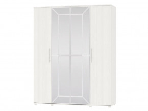 Шкаф 4-х дверный Амели 4-5200 Рамух белый в Салехарде - salekhard.magazinmebel.ru | фото - изображение 1