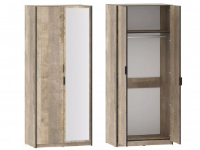 Шкаф для одежды Фолк НМ 014.03 фасад с зеркалом в Салехарде - salekhard.magazinmebel.ru | фото