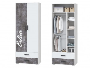 Шкаф для одежды с ящиками Оливер в Салехарде - salekhard.magazinmebel.ru | фото