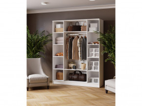 Шкаф комбинированный Ларс 1600 белый в Салехарде - salekhard.magazinmebel.ru | фото - изображение 2