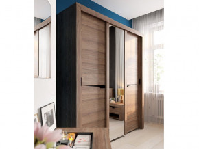 Шкаф с раздвижными дверями трехдверный Соренто дуб стирлинг в Салехарде - salekhard.magazinmebel.ru | фото