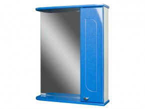 Шкаф зеркало Радуга Синий металлик 50 левый/правый в Салехарде - salekhard.magazinmebel.ru | фото