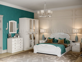 Спальня Александрина белая глянцевая в Салехарде - salekhard.magazinmebel.ru | фото - изображение 1