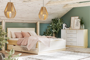 Спальня Оливия с комодом в Салехарде - salekhard.magazinmebel.ru | фото